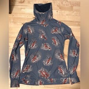 Women's Burton Midweight Base Layer Long Neck Shirt - Medium